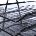 metal wire mesh file basket storage file holder